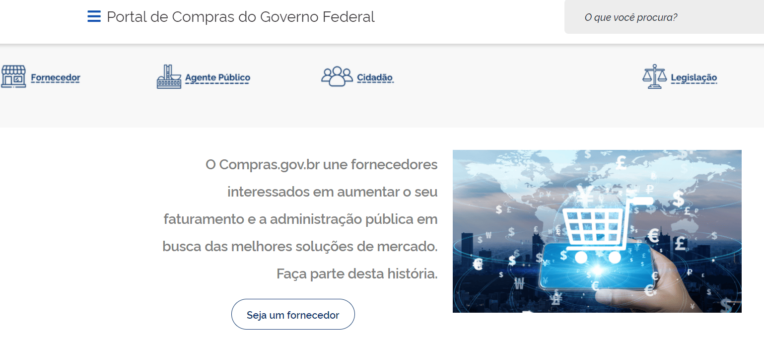 Alerta licitação: Portal de compras governamentais para alerta de licitação