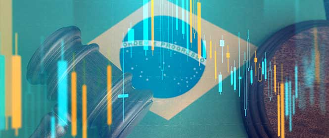 bolsa-brasileira-de-mercadorias-bbmnet-licitações Bolsa Brasileira de Mercadorias (BBMNET Licitações): O que é? N imagem, martelo da justiça e bandeira do Brasil representando a BBM